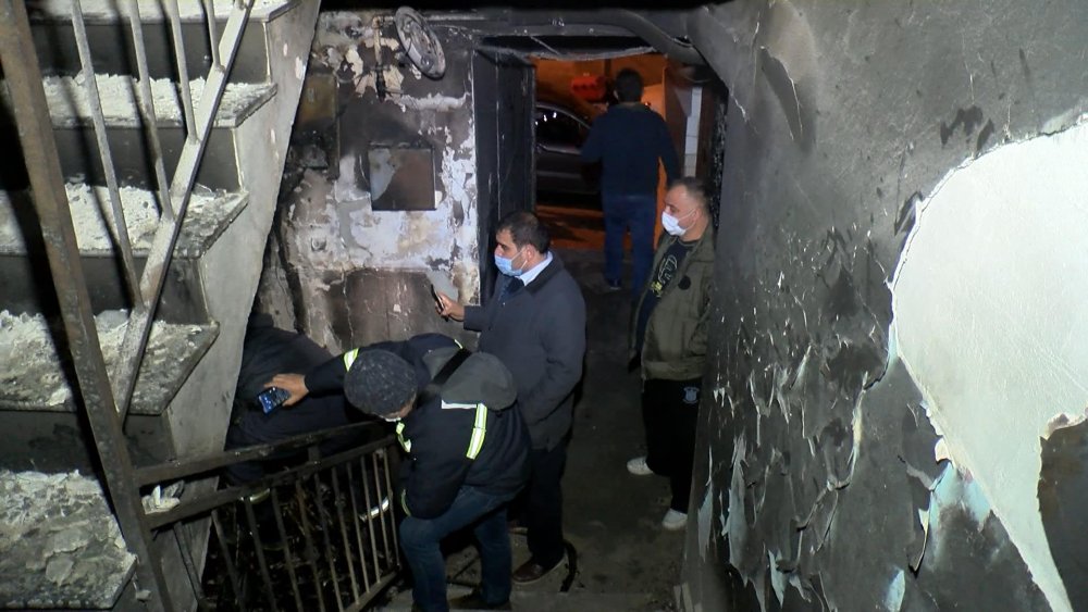 Esenler'de 7 katlı binada yangın paniği: Binadaki 30 kişiyi itfaiye tahliye etti