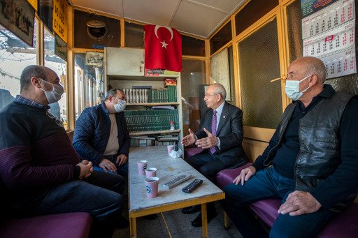 Kılıçdaroğlu, Ankara'da esnafı ziyaret etti