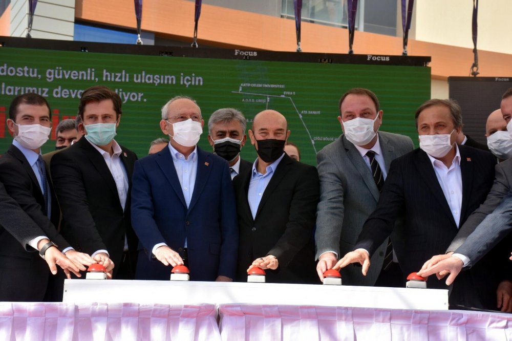 Kılıçdaroğlu, Çiğli Tramvayı Hattı'nın temelini attı