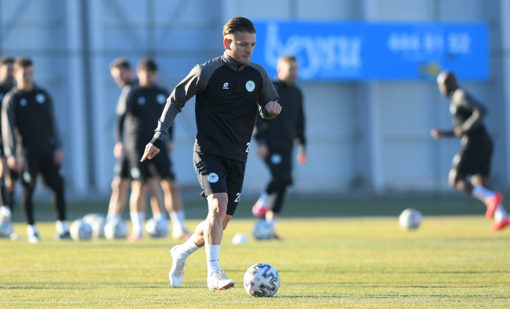 Konyaspor, Beşiktaş maçının hazırlıklarını sürdürdü