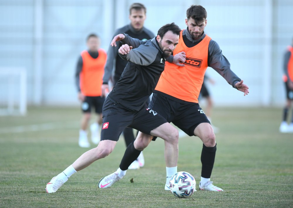 Konyaspor, Beşiktaş maçının hazırlıklarını sürdürdü
