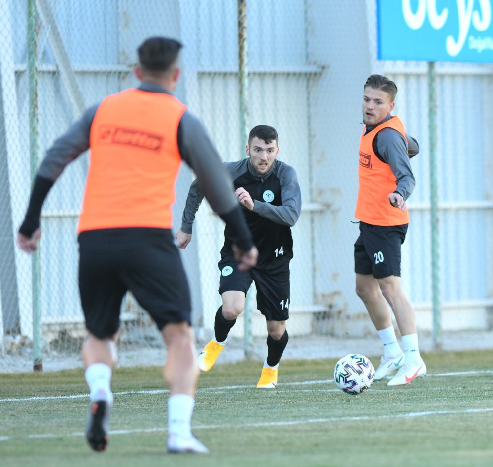 Konyaspor, Beşiktaş maçının hazırlıklarını sürdürdü