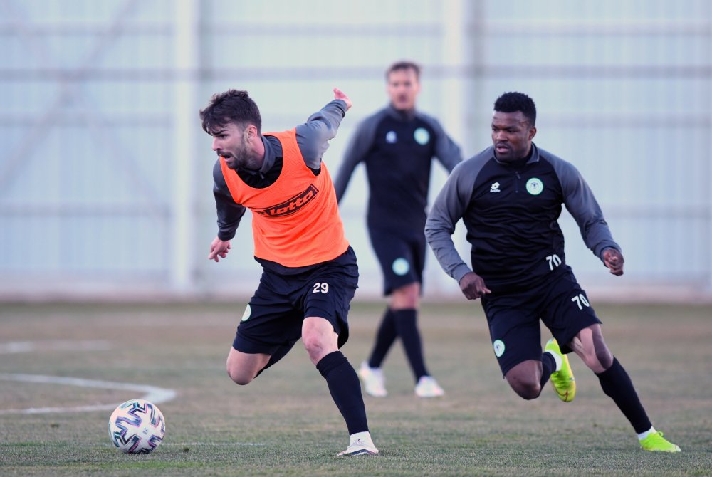 Konyaspor, Beşiktaş maçının hazırlıklarını sürdürdü