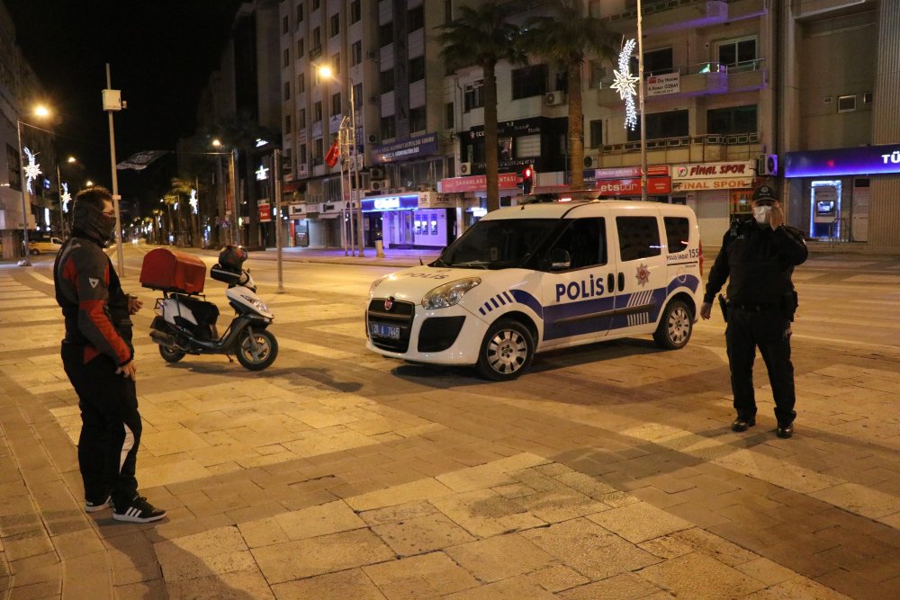 Denizli'de kısıtlamayı ihlal edip, polise direnen kişiye 3 bin 150 lira para cezası