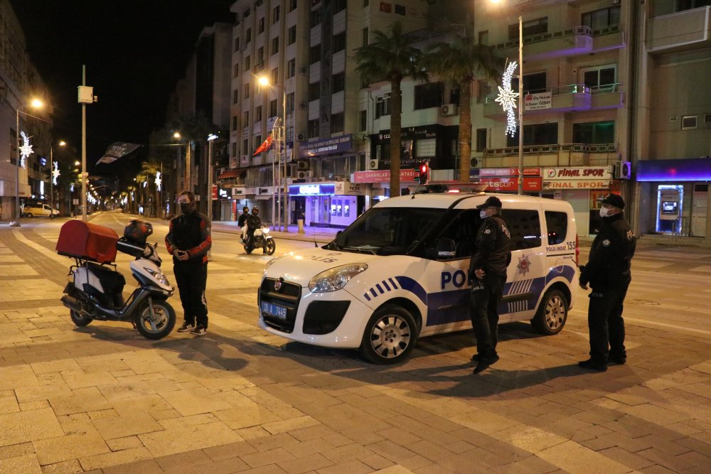 Denizli'de kısıtlamayı ihlal edip, polise direnen kişiye 3 bin 150 lira para cezası