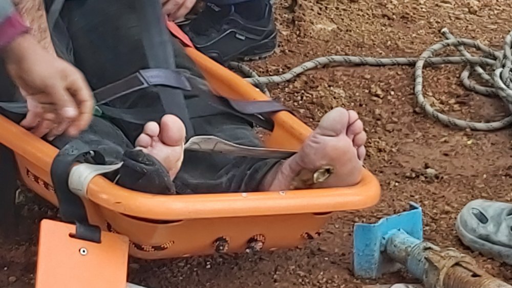 Elektrik akımına kapılan inşaat işçisi yaralandı