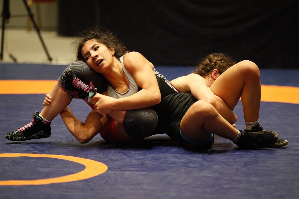 Kadın Güreş Milli Takımı seçmeleri İstanbul'da yapıldı