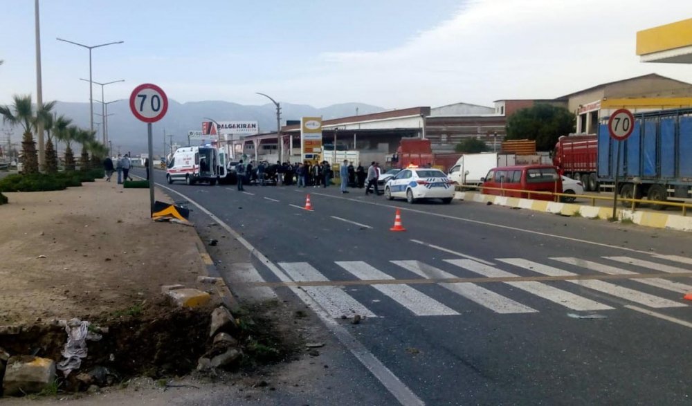 Manisa'da feci kaza!