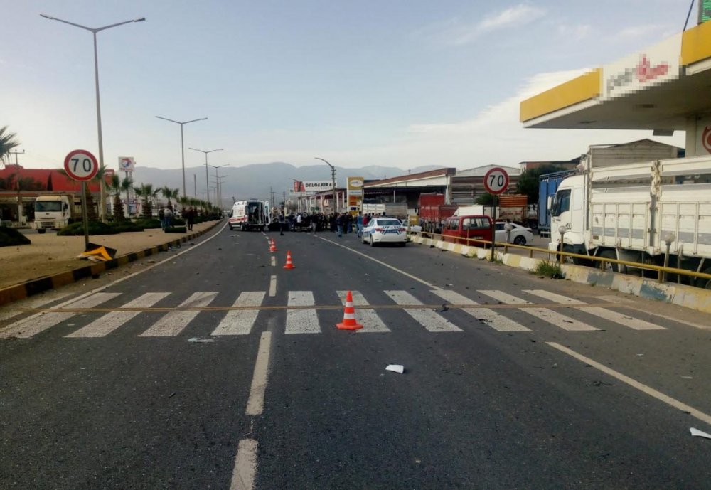 Manisa'da feci kaza!