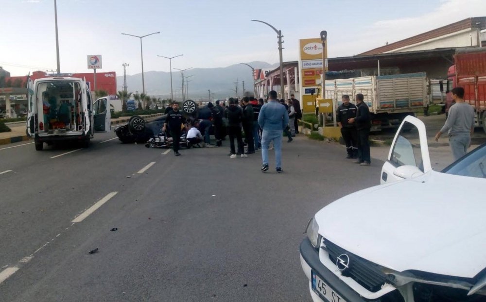 Manisa'da feci kaza!