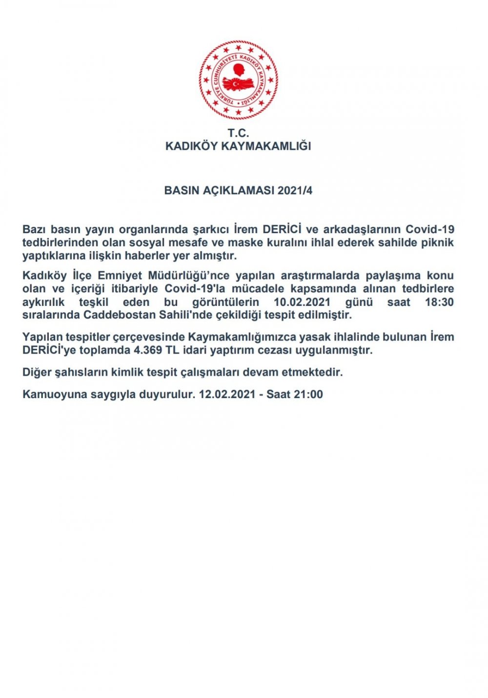 Koronavirüs önlemlerini hiçe sayıp skandal sözler savurmuştu... Yasak dinlemeyen ünlü şarkıcı'nın pikniği pahalıya patladı!