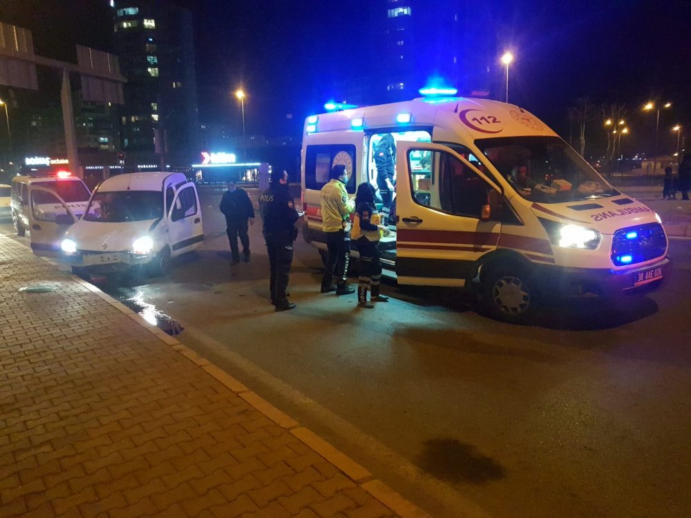 Kayseri'de trafik kazası