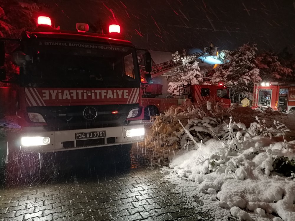 Silivri'de yangın!