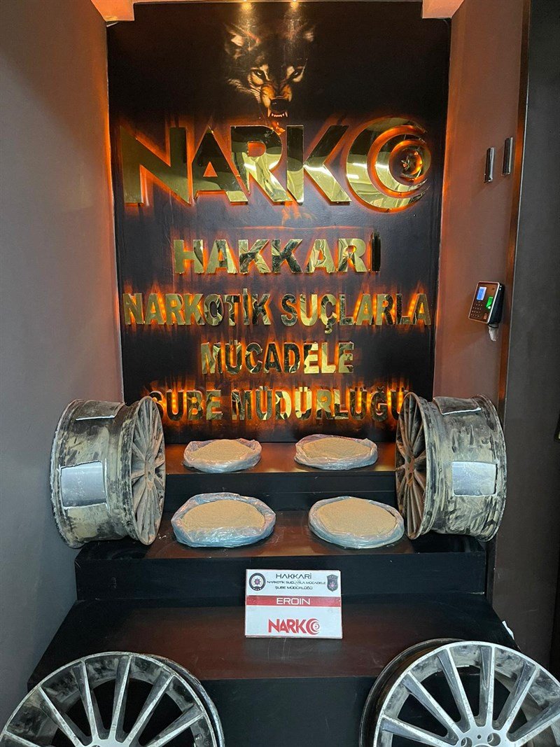 Hakkari'de uyuşturucu operasyonu