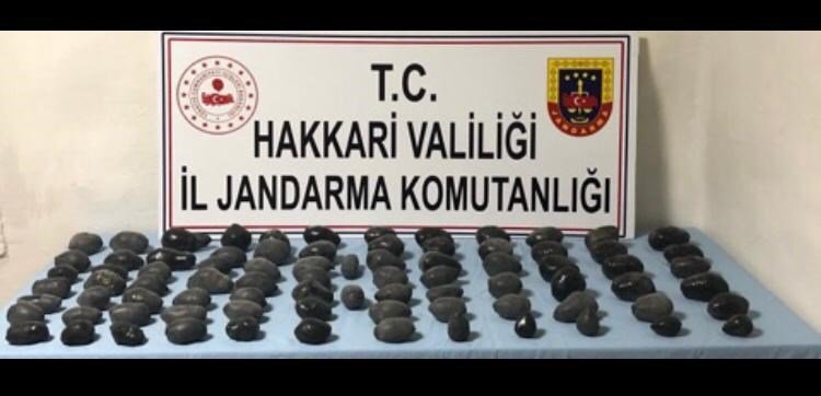 Hakkari'de uyuşturucu operasyonu