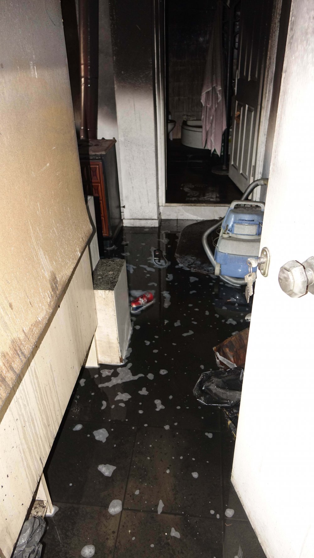 Çanakkale'de korkutan apartman yangını!