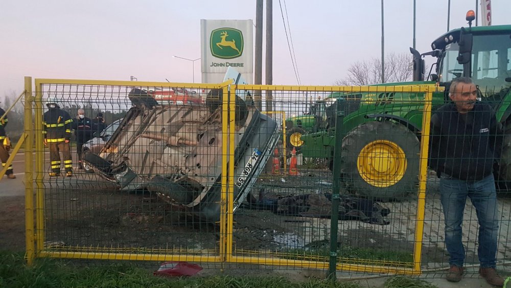 Tekirdağ'da kaza: 1 ölü, 1 yaralı