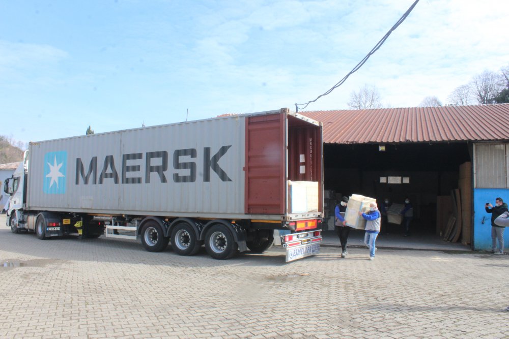 Ordu’dan Amerika’ya mutfak dolabı ihracatı