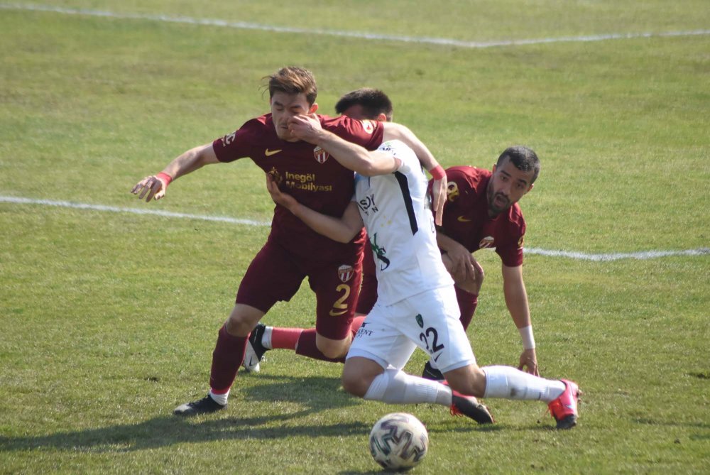 İnegölspor - Kocaelispor: 2-2