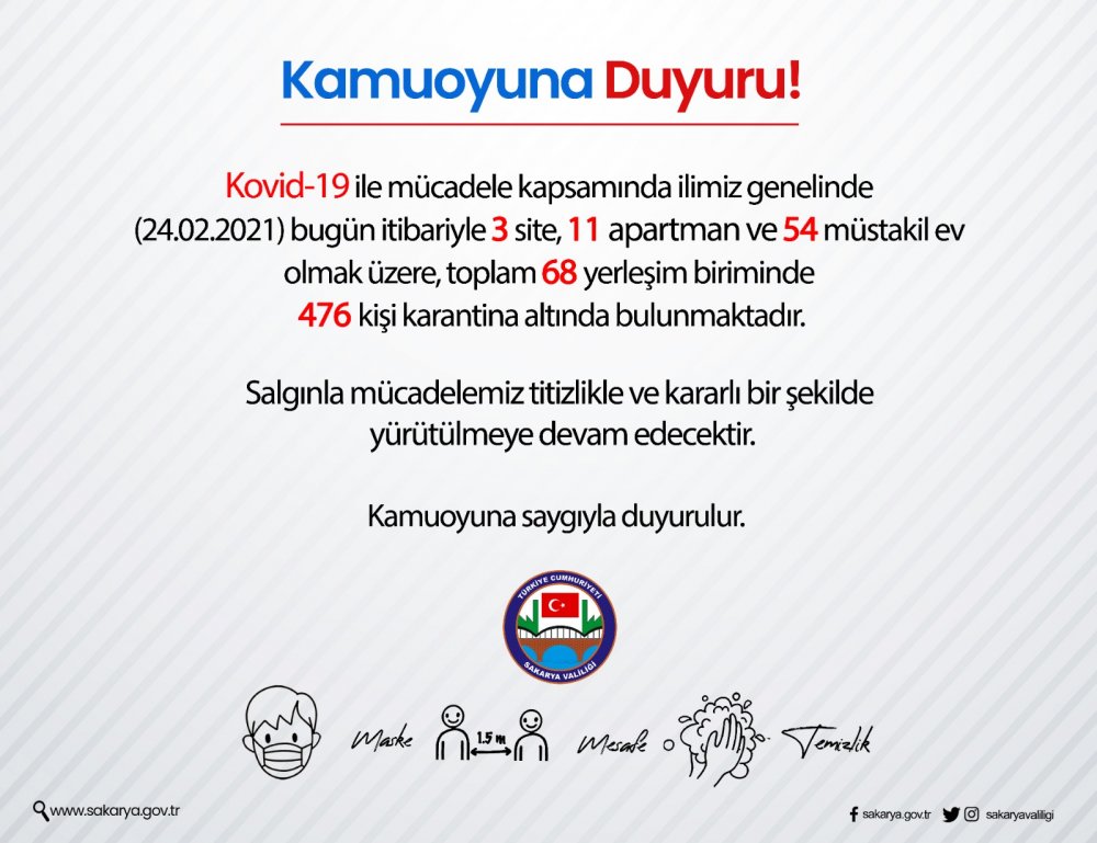 Koronavirüs alarmı: 68 yerleşim yeri karantinaya alındı!