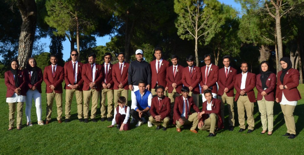 Afgan golfçüler Türkiye'de turnuvaya katılıp, eğitim aldı