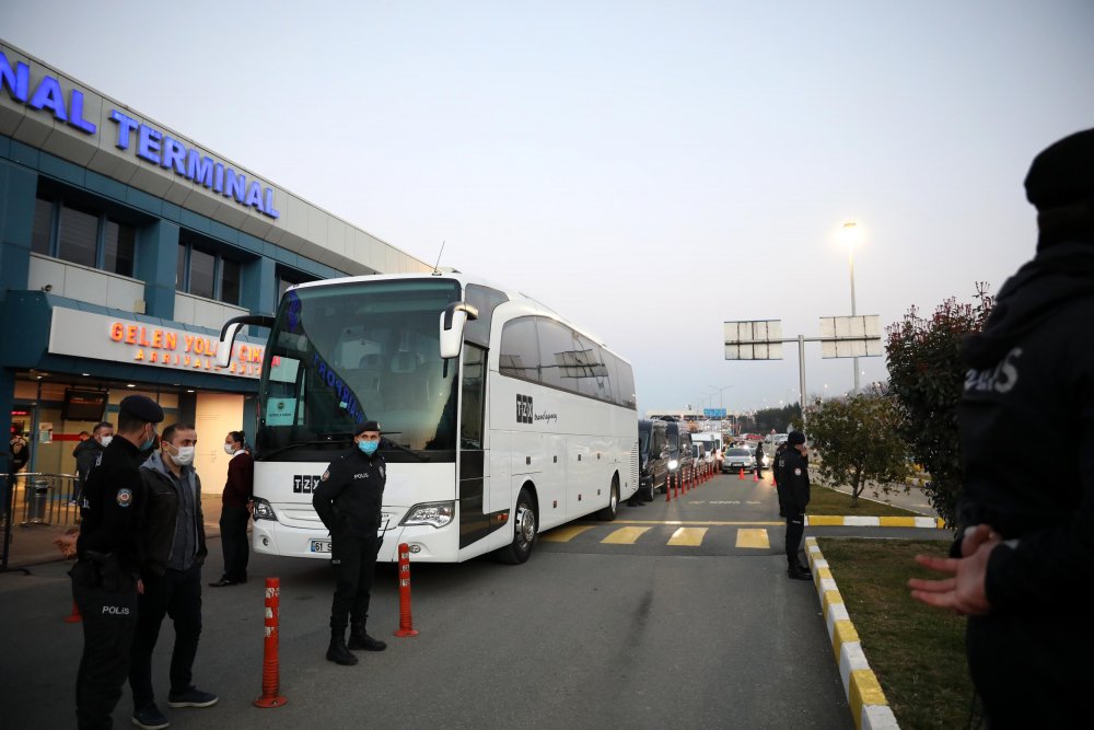 Fenerbahçe, Trabzon'a geldi