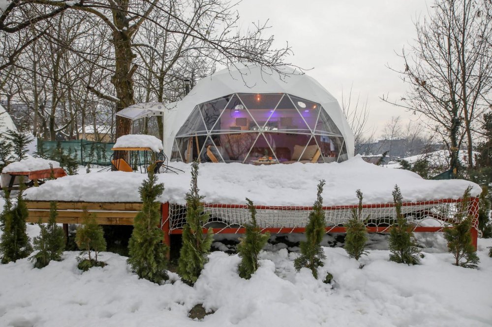 "glamping": Doğada lüks çadırda tatil keyfi 