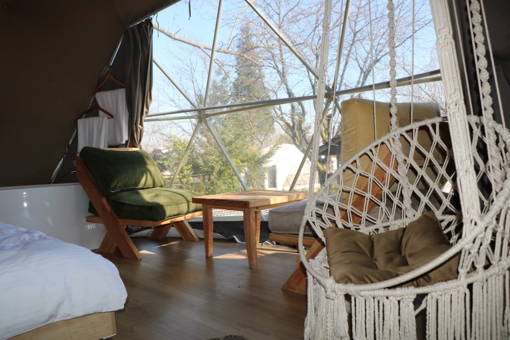 "glamping": Doğada lüks çadırda tatil keyfi 