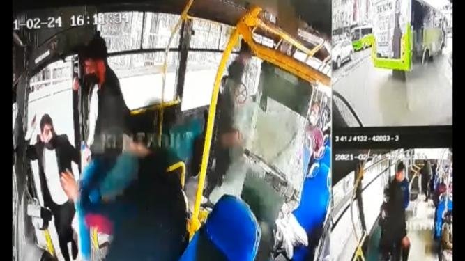 HES kodu uyarısı yapan halk otobüsü şoförünü darp ettiler