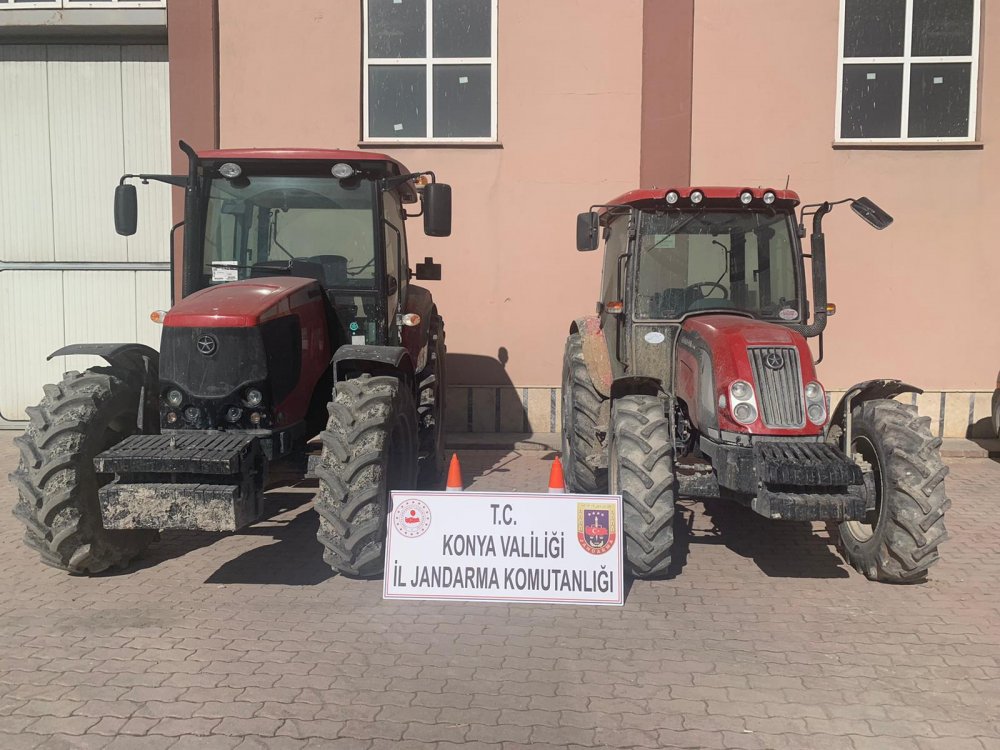 Jandarma, traktör hırsızlarını 312 saat güvenlik kamerası görüntüsü inceleyerek buldu