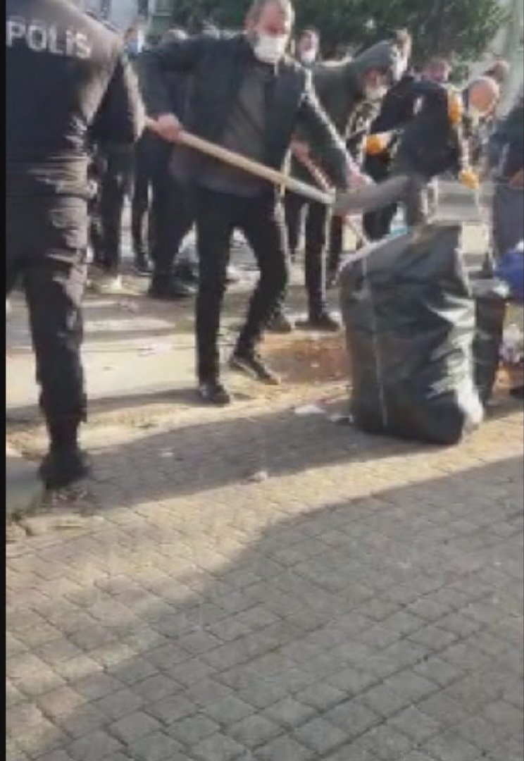 Maltepe'de çöp toplama gerginliği