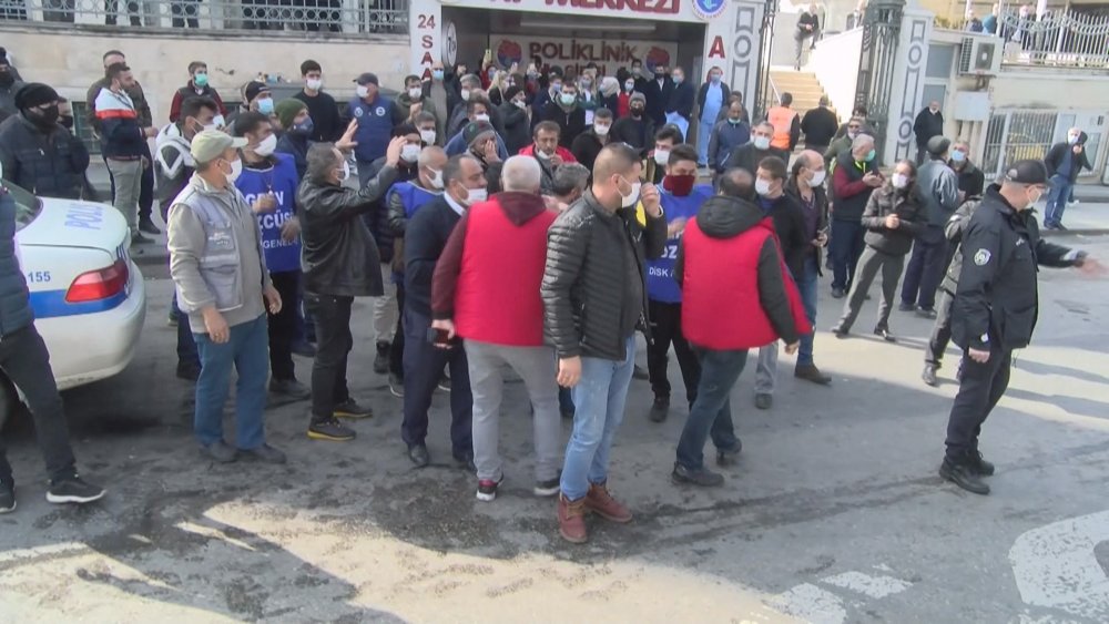 Maltepe'de çöp toplama gerginliği; Yine İBB ekipleri geldi yine gerginlik çıktı