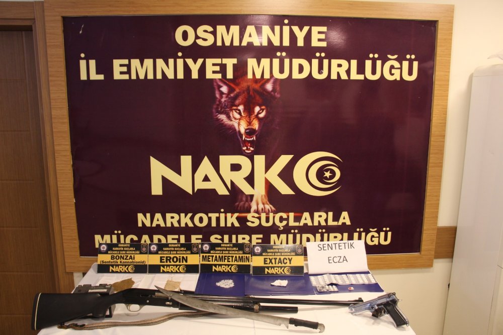 Osmaniye'de uyuşturucu operasyonuna 10 tutuklama