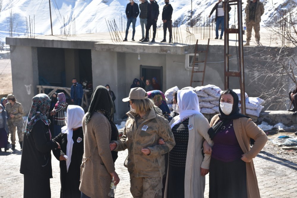'Pençe- Kaplan' bölgesinde şehit olan güvenlik korucusu, Şırnak'ta toprağa verildi