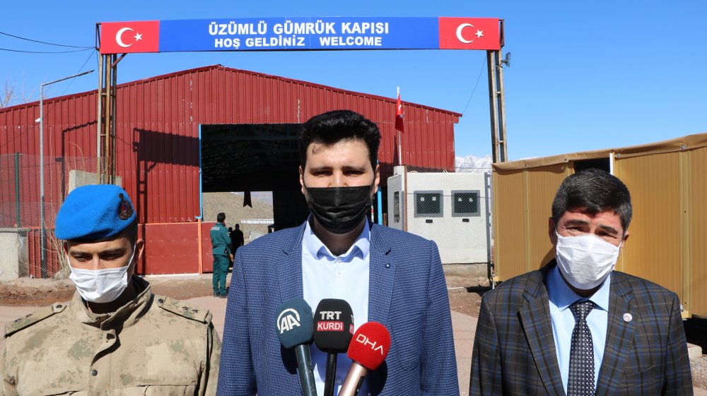 Üzümlü Sınır Kapısı'ndan Irak'a geçişler, yeniden başladı