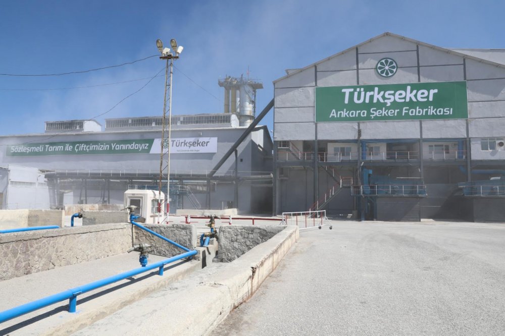 Ankara Şeker Fabrikası'ndan, 77 bin 500 ton şekerle üretim rekoru