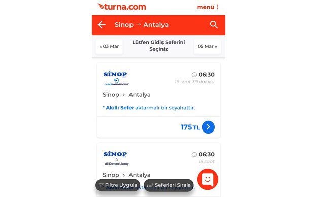 Otobüs seyahatlerinde 'Akıllı Sefer' uygulaması başladı