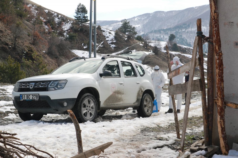 Samsun'da filyasyon ekipleri, kar kış demeden görevde