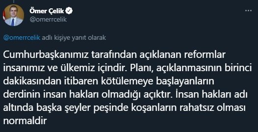 AK Parti'li Çelik: İnsan Hakları Eylem Planı hayırlı olsun