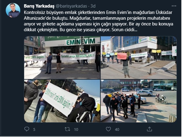 Eminevim�in mağdurları �tapu� eyleminde