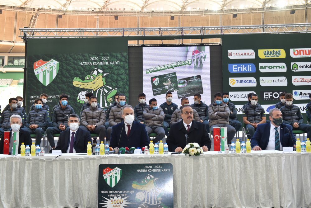 Bursaspor'dan 'Hatıran Yeter Kombine Kartı' kampanyası