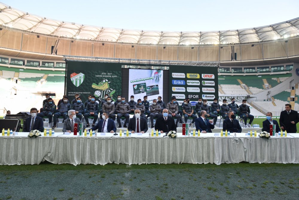 Bursaspor'dan 'Hatıran Yeter Kombine Kartı' kampanyası