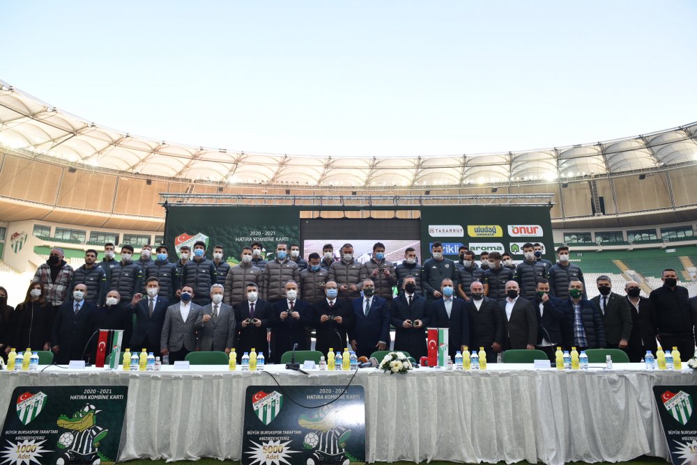Bursaspor'dan 'Hatıran Yeter Kombine Kartı' kampanyası