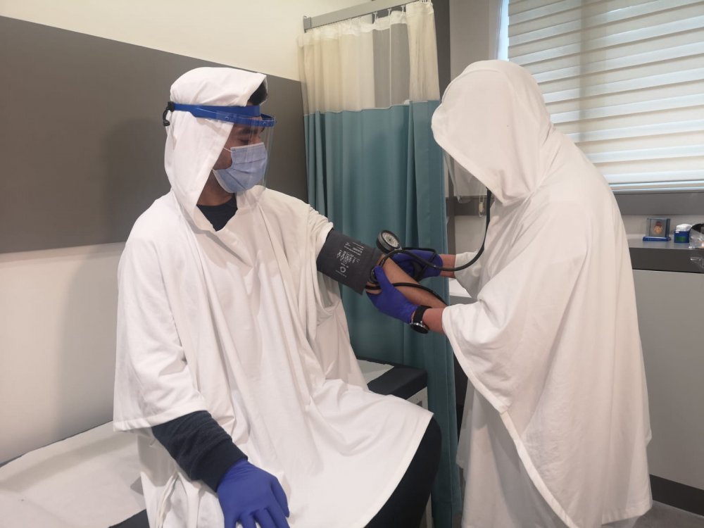 'Kovid-19 Kalkanı' hastanelerde denendi; göz ve cilde zararı yok