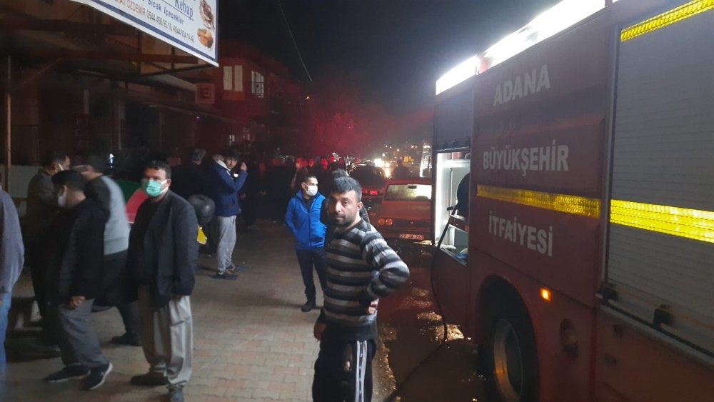 Sobadan çıkan yangında aynı aileden 4 kişi yaralandı