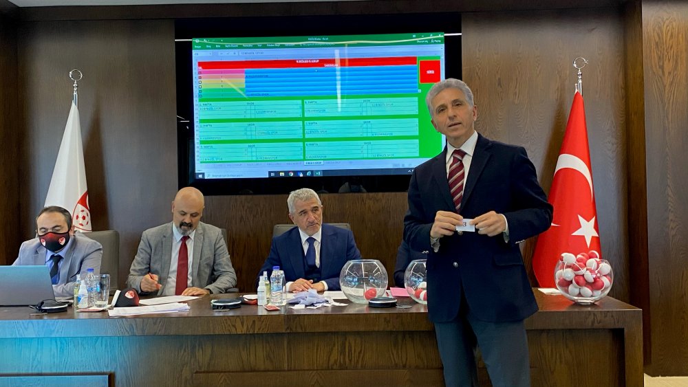 Bölgesel Amatör Lig grup kuraları ve fikstür çekimi yapıldı