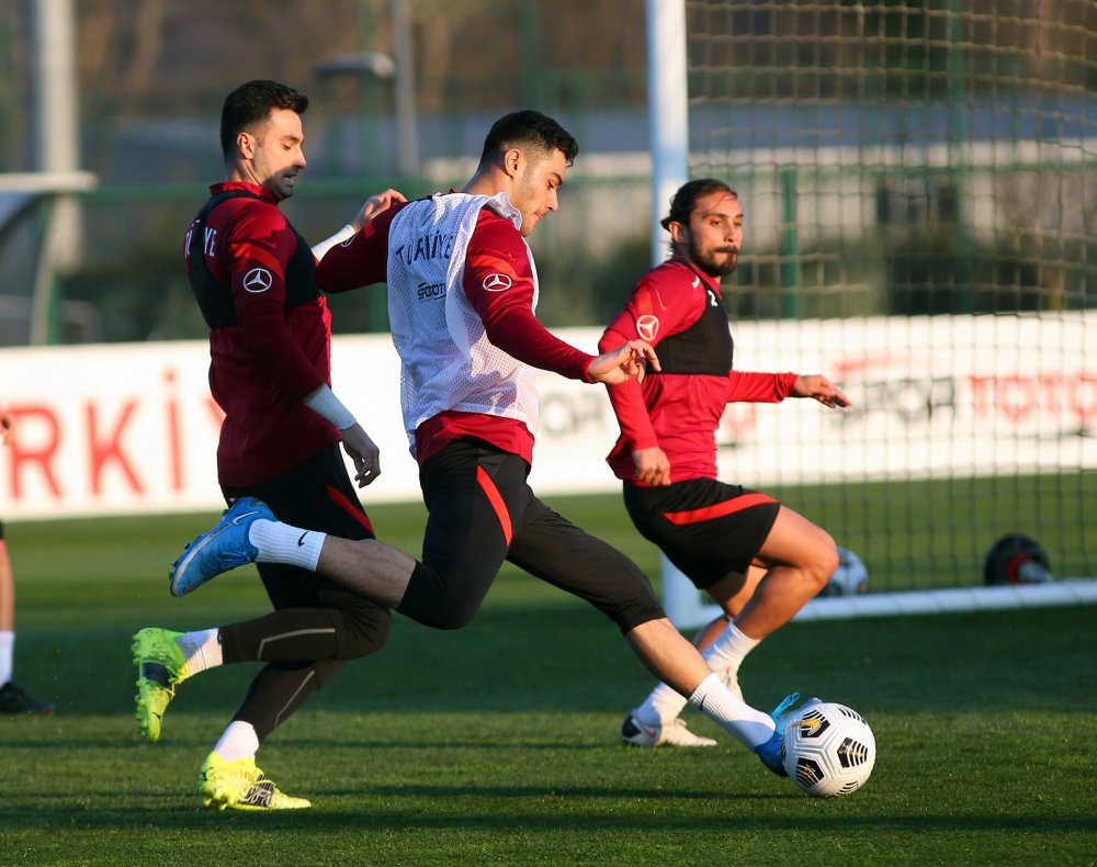 A Milliler Letonya maçına hazırlanıyor