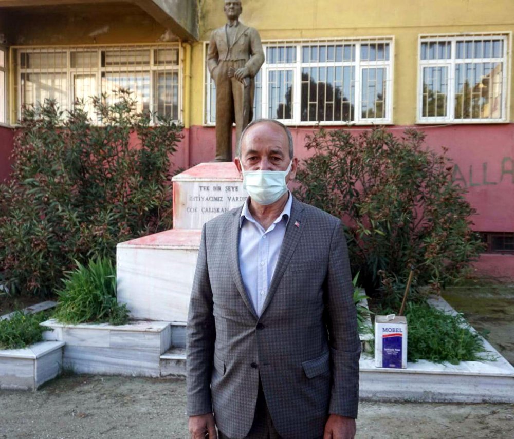 Tekirdağ'da Atatürk heykeline çirkin saldırı