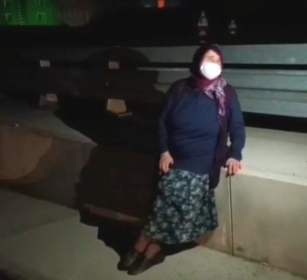 Kovid hastası kadın, kaçırıldığını sanınca zor anlar yaşattı