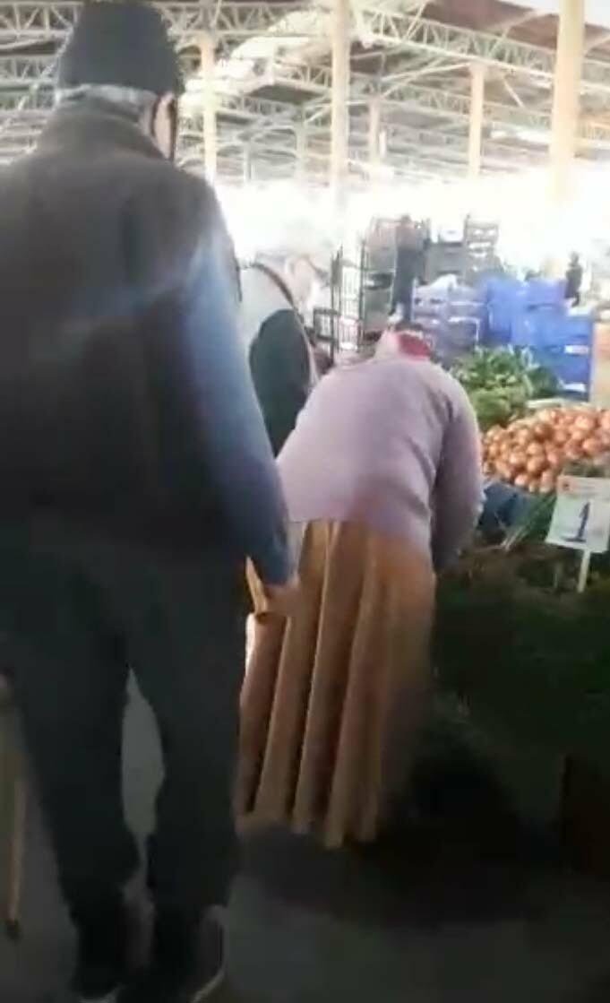 Bastonlu tacizci gözaltına alındı